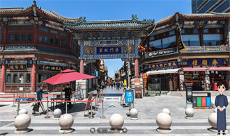 AI数字人丨天津古文化街