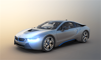 三维模型丨BMW I8